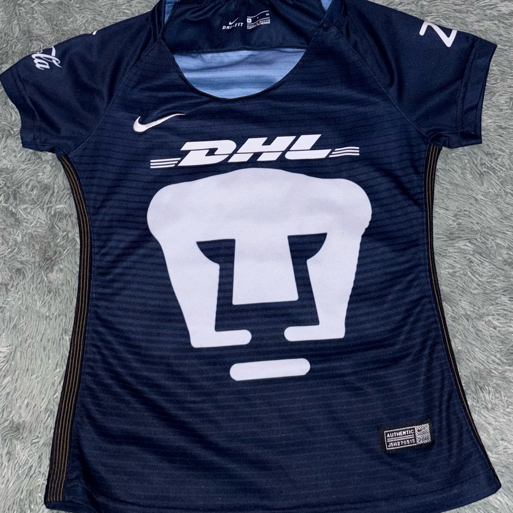 Nike Navy Pumas Soccer Jersey